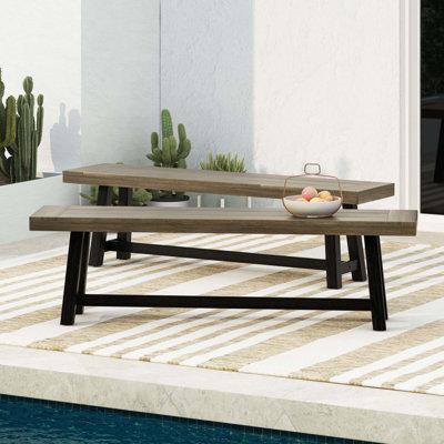 Banc d'extérieur en acacia