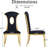 Black And Gold Dining Chairs With Open Back-1313486839-1313486835