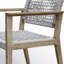 Chaise de salle à manger d'extérieur Fleur Eucalyptus and Rope