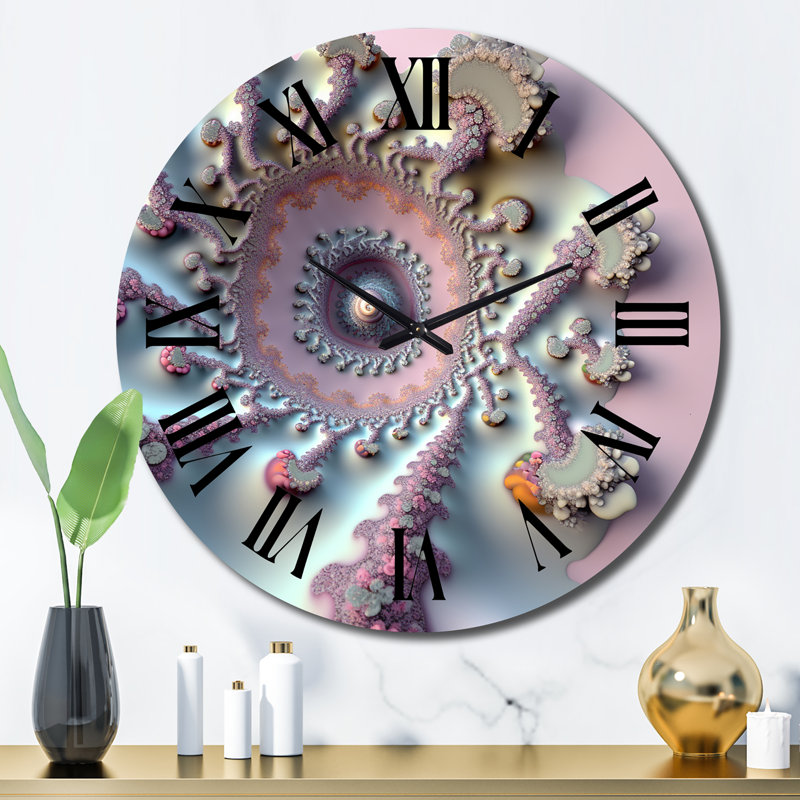 Horloge murale en métal, Grand