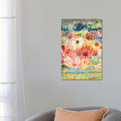 Love To Travel II by Karen Fields - Wrapped Canvas Painting