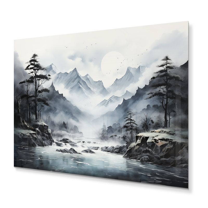 - Art mural japonais en métal, H 12 po x l 20 po x P 1 po