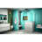 Unidoor Plus 58" W x 30.375" D x 72" H Frameless Pivot Rectangle Shower Enclosure with Fixed Panel-17782432