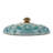 Porcelain Willow Pattern Lidded Box with Bronze Feet