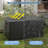 150 Gal Lockable Resin Deck Box, Waterproof Outdoor Storage with Bench Lid for Patio, Pool & Garden-121849696