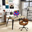 Ensemble de bureau et de chaise en bois massif Modern Modern-1904899514