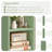 Gracyn 8-Tier Narrow Bookshelf With Adjustable Shelves-2146561557-2116139486