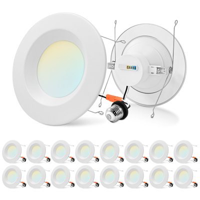 7.33'' Dimmable LED Retrofit Recessed Lighting Kit