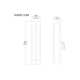 Priam 2 Light Dimmable Flush Mounted Sconce