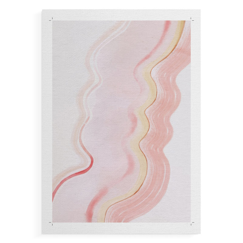 Strawberry Ripples II - Impression sur toile seulement - NON CADRE, H 36 po x l 24 po