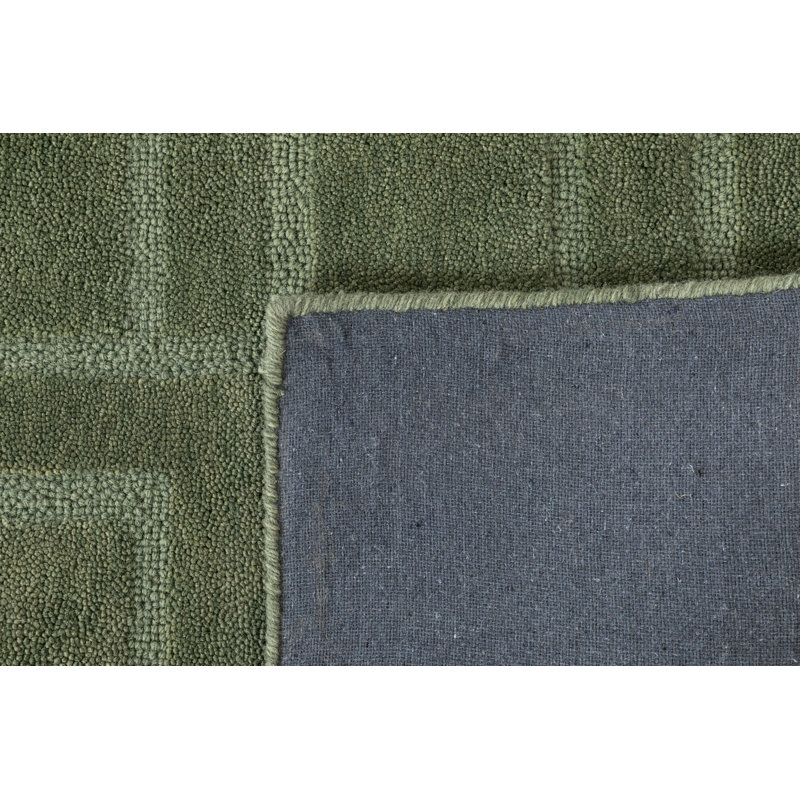 Verde Hand Tufted Wool Indoor Rug, Runner: 2'6"x8'