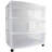 Sterilite Home 3 Drawer Wide Storage Cart Portable Container W/Casters (2 Pack)