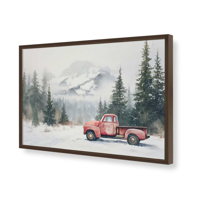 Impression d'art Frosted Haul, 8 po x 10 po, Brun Belvinder
