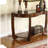 1Pc Sofa Table With Open Bottom Shelf, Cocktail Table