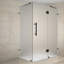 Cabine de douche rectangulaire à charnière 37 po x 72 po Avalux-40816778-40816780