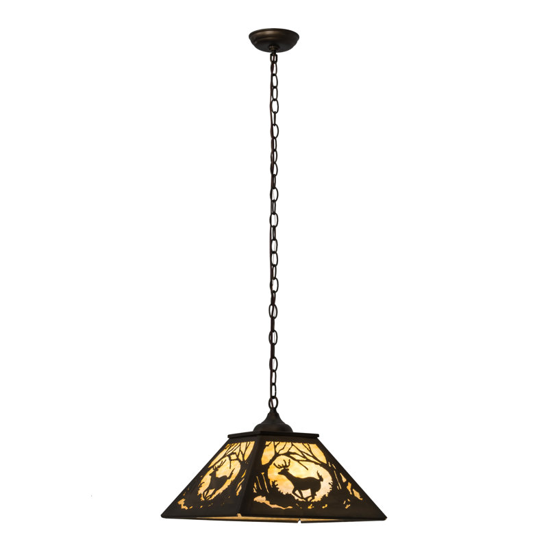 Deer At Dawn 2 - Light Pendant