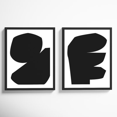 Rayden "Study in Black" 2-Piece Print Set