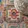 Lathan Bohemian FLAIR Boho Vintage Medallion Navy/Red Rug