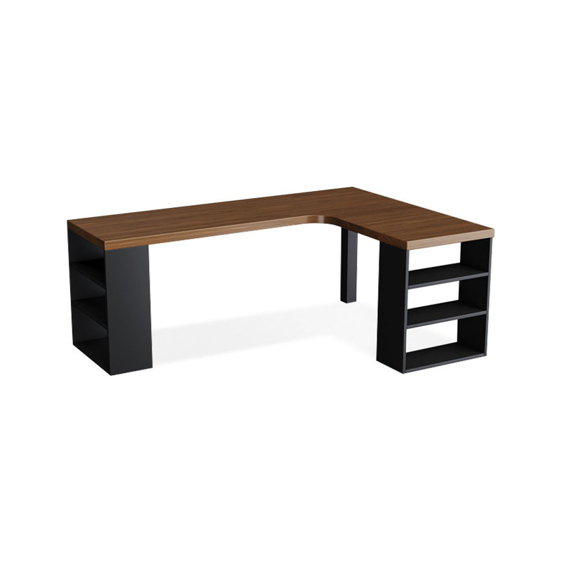 Dark Walnut Rectangular Solid Wood desks, 29.53" H x 70.87" W x 47.24" D
