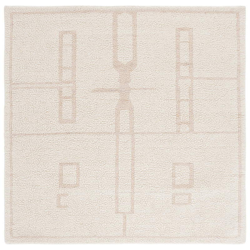 Tapis en laine, Carré 6 pi