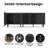 Sideboard Buffet Cabinet With 5 Doors, Credenza Storage Cabinet For Living Room, Dining Room