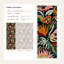 Papier peint floral abstrait