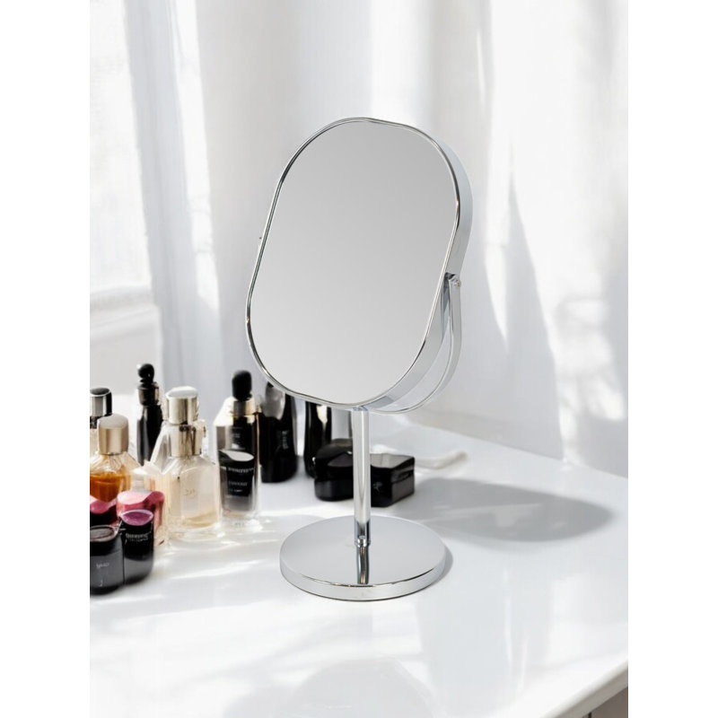 Metal Oval Floor Mirror