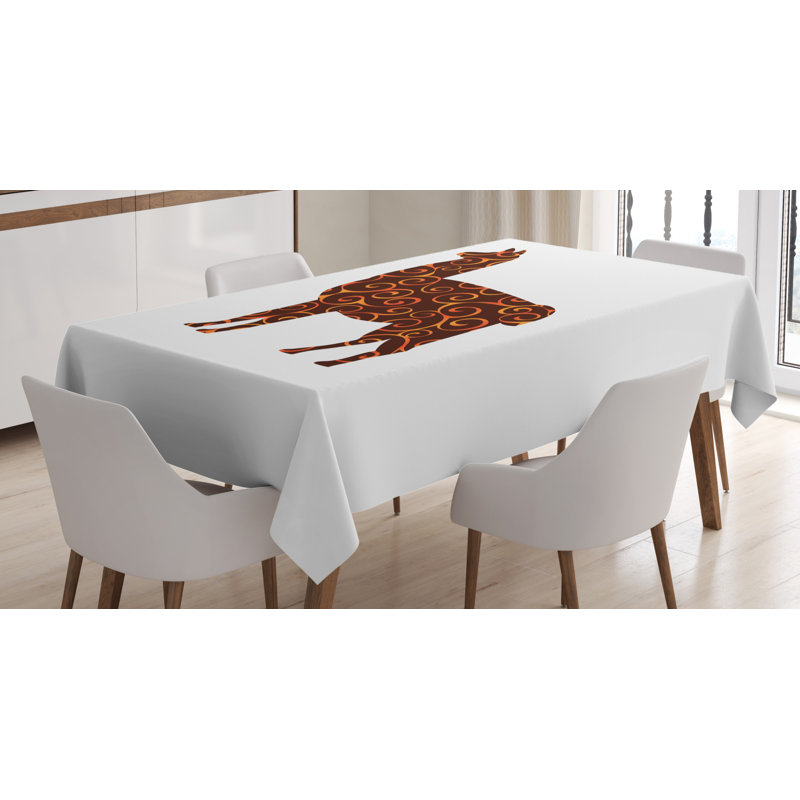 Llama Tablecloth, 70" x 52"
