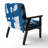 Crossing Paths I - Upholstered Modern Accent Arm Chair-317049828