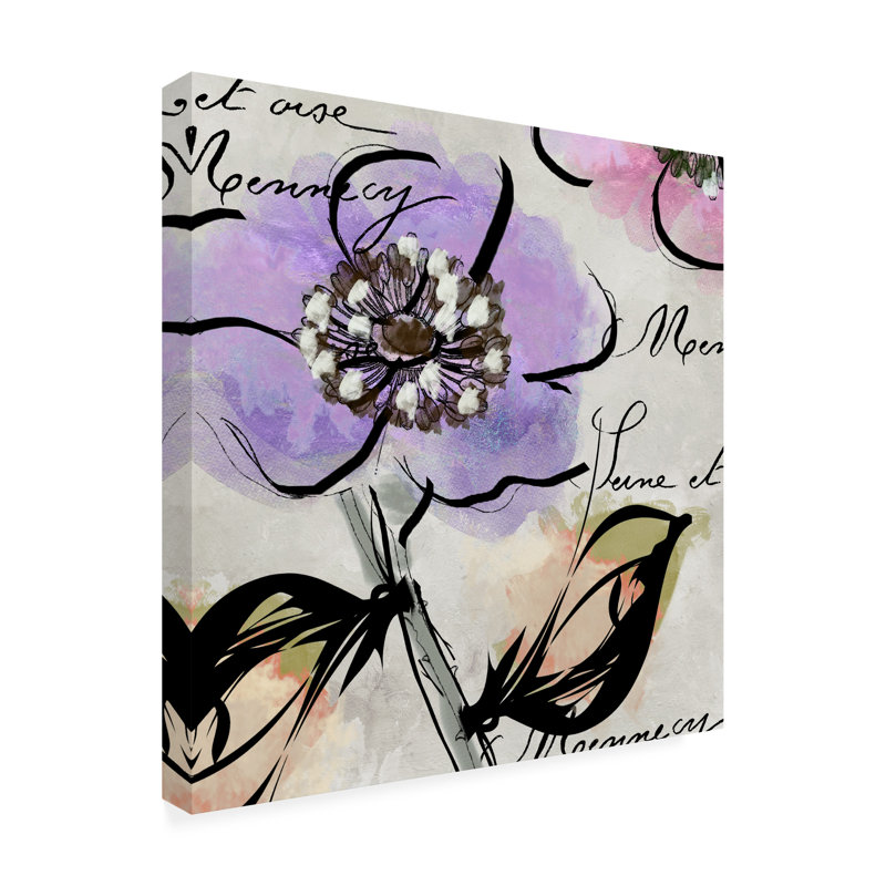 Art sur toile «Bachelor Sasha Dogwood Ii», H 35 po x l 35 po