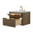 Liljan 30'' Wall-Mounted Single Bathroom Vanity with Engineered Stone Top-97413449