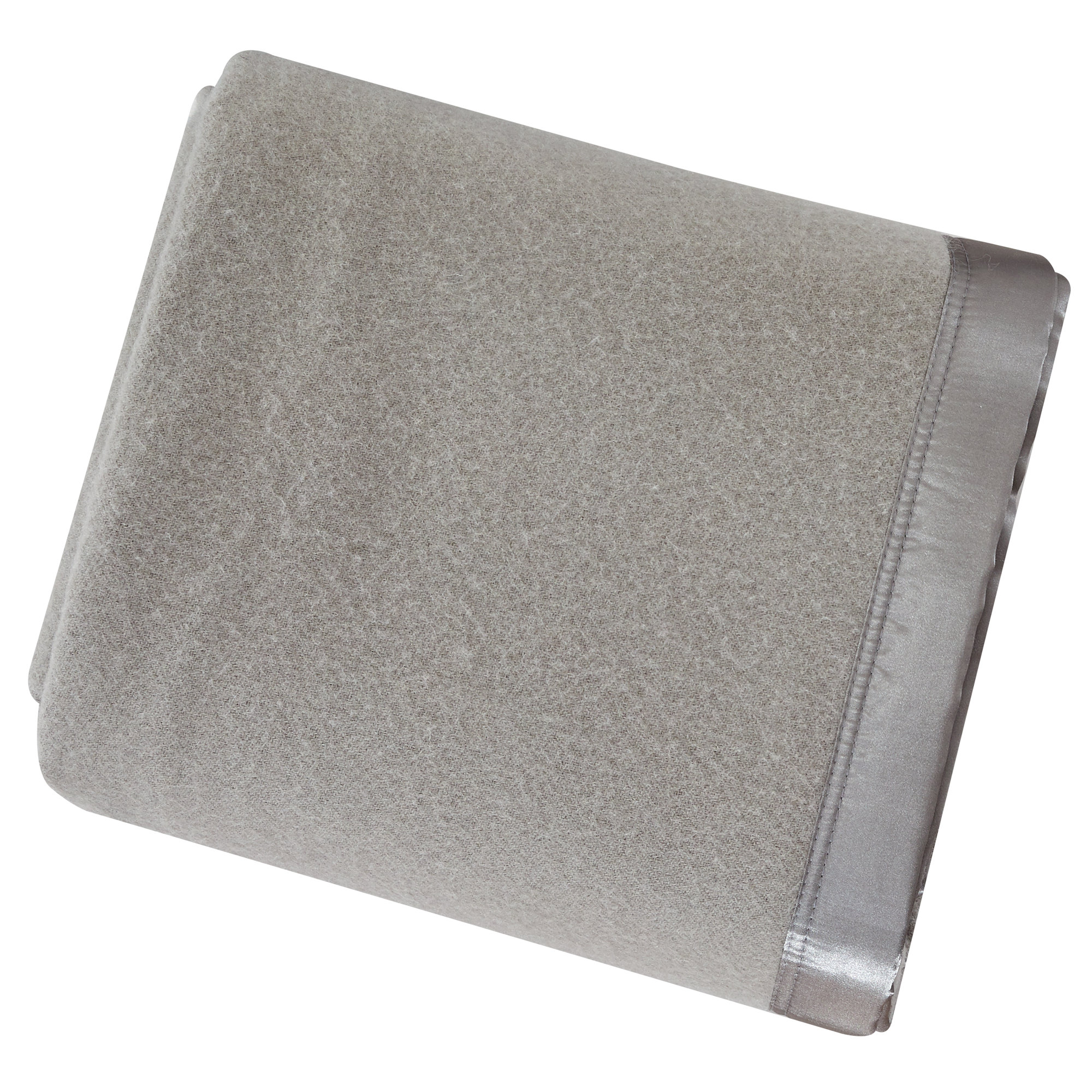 Adli Merino Wool Hand Woven Throw Blanket, King, Gray