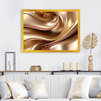 " Luscious Liquid Gold In Subdued Pink And Taupe I "