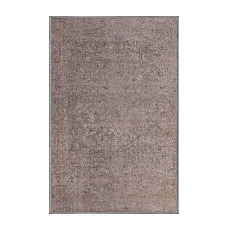 Tapis gris Circleville, Rectangle 7 pi x 10 pi