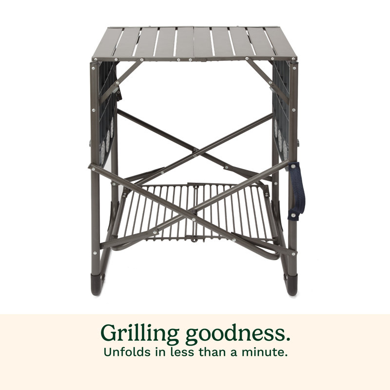 Cuisinart Portable Folding Grill Stand with Side Trays