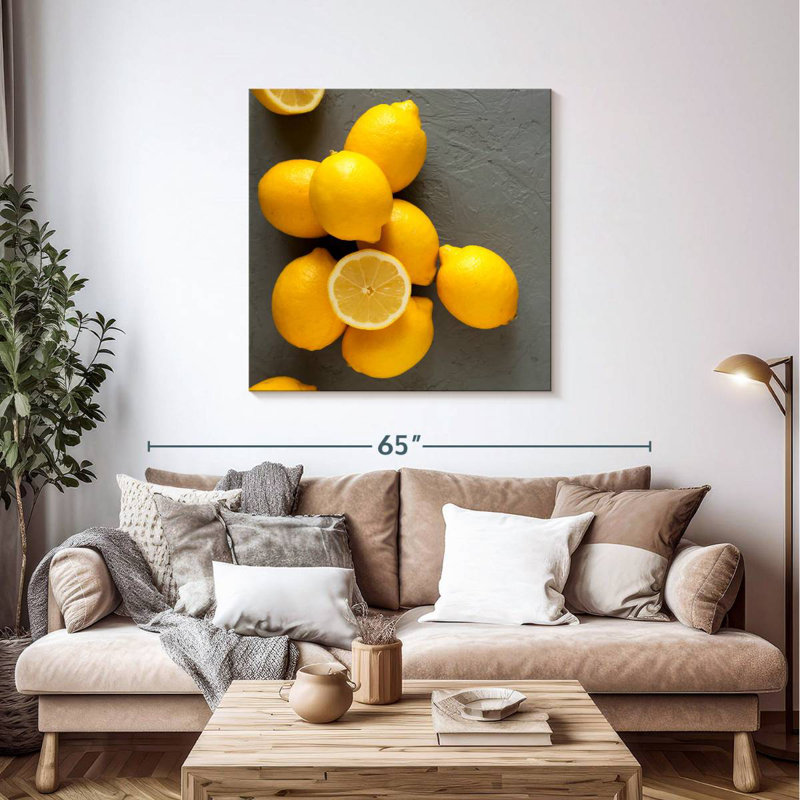 Yarlin Meyer Lemons, 39" H x 39" W