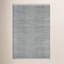 Herringbone Swedish Blue Handwoven Cotton Rug-11906376-130704068