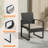 3 Pieces Patio Bistro Set, PE Rattan Patio Conversation Set with Tempered Glass Coffee Table, Outdoor Wicker Furniture for Patio Garden Balcony Backyard-1062227803