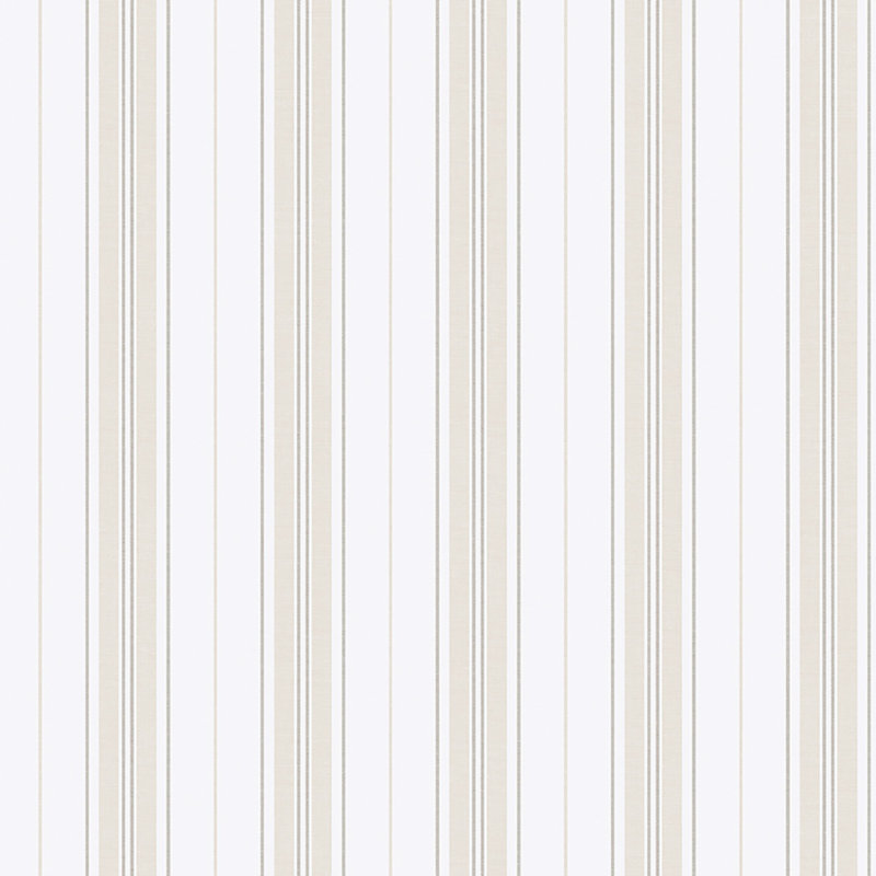 Boråstapeter Hamnskär Stripe Wallpaper, Natural