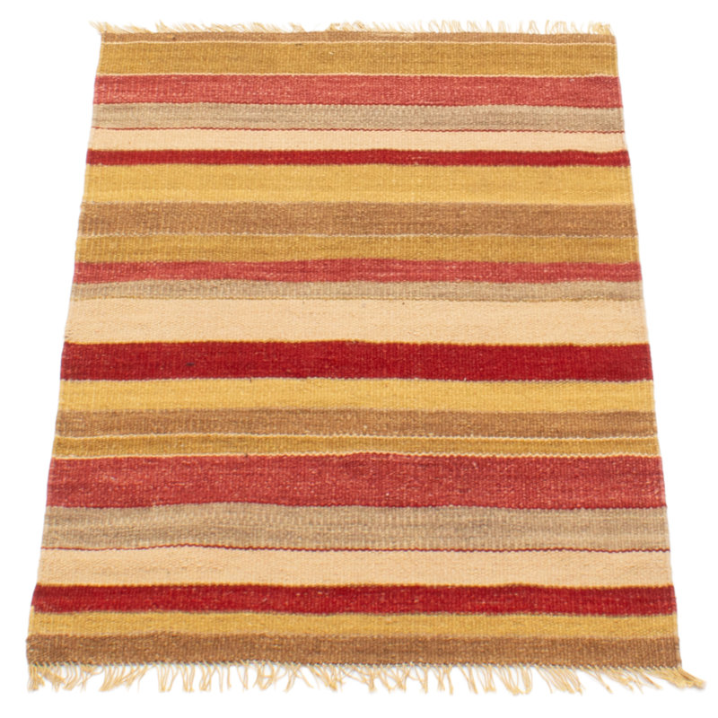 Kilim audacieux et coloré multicolore 2 pi 4 po x 3 pi 7 po