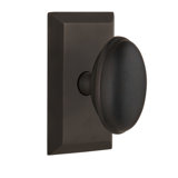 Homestead Single Dummy Door Knob with Studio Plate