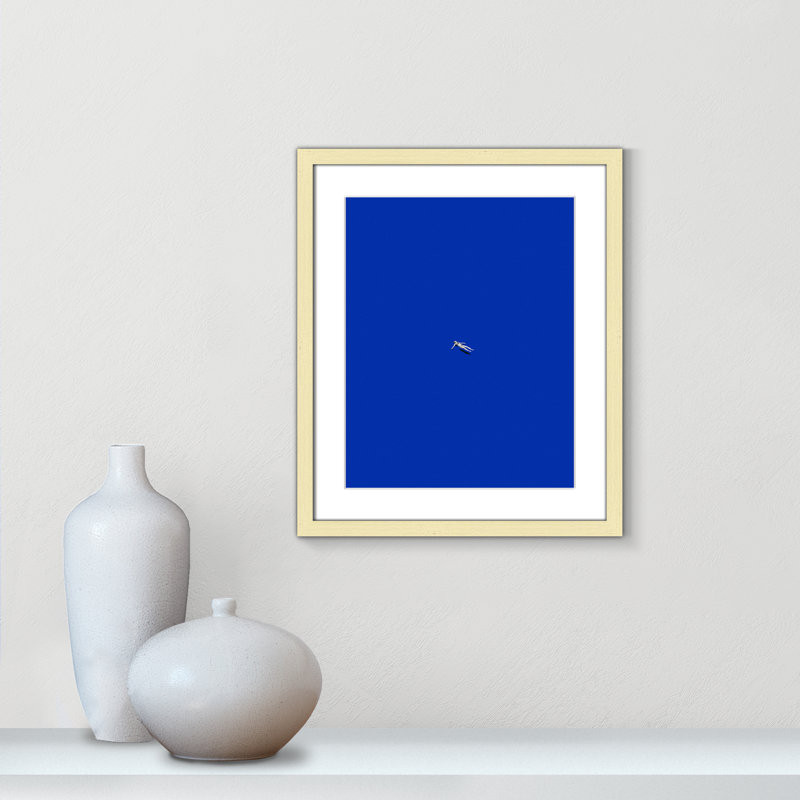 «No stress print» par Leon, L 16 po x H 19 po, Imprimé mat, Matte Gold