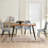 Breakfast Table Set For 4, Rectangular Table Velvet Dining Chair-94997860