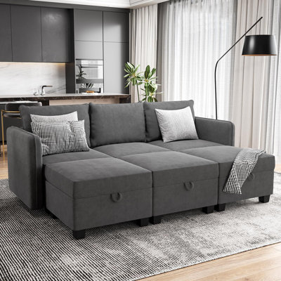 Upholstered 85.43'' Sofa