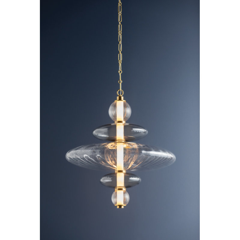 WILLIAMS PENDANT, 27.25" H x 24.75" W x 24.75" D