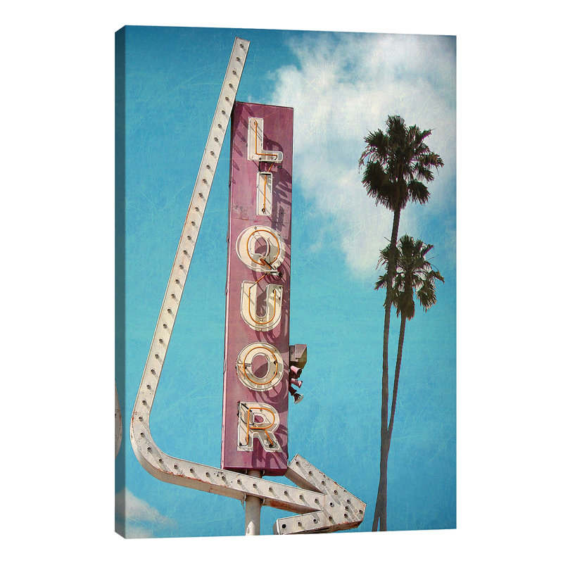 Liquor by Honeymoon Hotel - Wrapped Canvas Print, 20.32 cm H x 30.48 cm W
