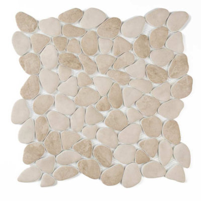 Carreau de mosaïque pour mur et plancher en verre de 12 po x 12 po Huron