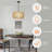 Light 19'' Hand-Woven Drum Chandelier