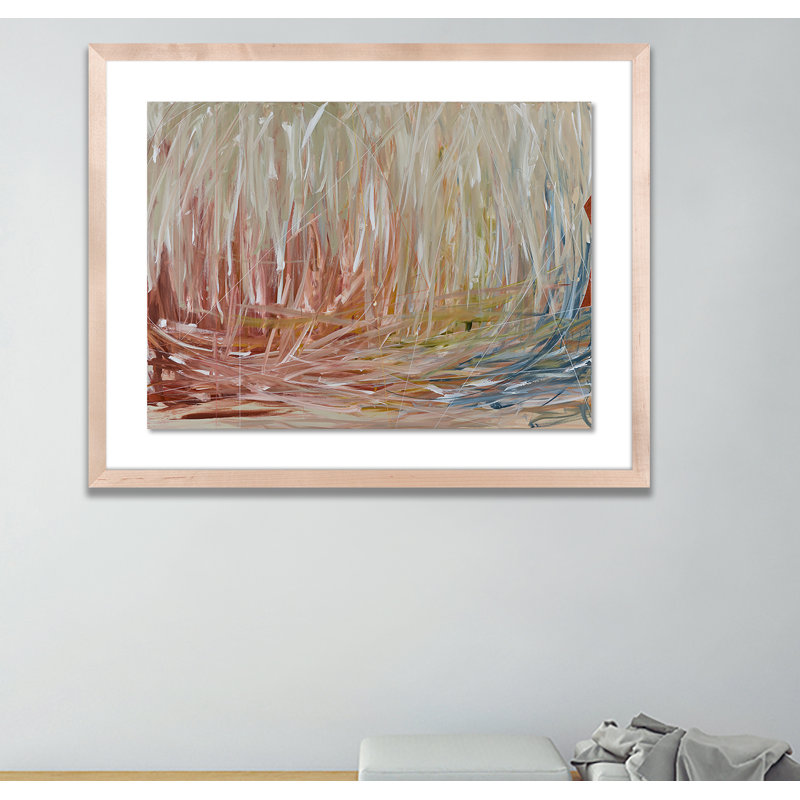 Coppertone 4 Painting by Kimmy Quillin, Natural, 32" H x 40" W x 2.5" D