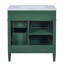Meuble-lavabo moderne de 30 po avec lavabo rectangulaire et grand rangement-293245828